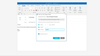 Screenshot of Replace risky email attachments with encrypted links. Send files even directly from Outlook with download limit, expiry data and password protection.
