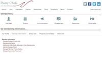 Screenshot of Member Menu and My Membership Information available in the Member Portal