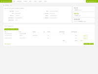 Screenshot of Guest Folio with quick links to add security deposits, new charges and record payments.
