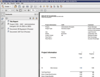 Screenshot of Save retrieval of project files