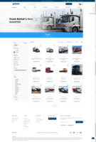 Screenshot of An online truck rental business can be launched with rental eCommerce software Yo!Rent