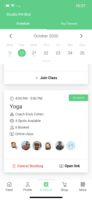 Screenshot of Members Mobile App