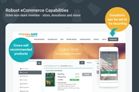 Screenshot of Robust eCommerce capabilities