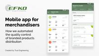 Screenshot of EFKO - Mobile app for merchandisers
