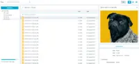 Screenshot of JavaScript File Manager, HTML5 UI web widget