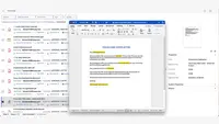 Screenshot of Editing in Microsoft Word - Collaboration in real time using Microsoft Office for the web.