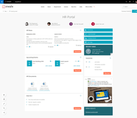 Screenshot of HR portal