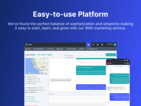 Screenshot of The Platform balances sophistication and simplicity making it easy to start, learn, and grow.