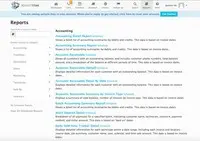 Screenshot of Advanced reports and custom reports