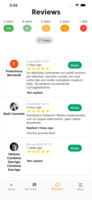 Screenshot of Reviews management: Sort, filter and share the best reviews