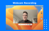 Screenshot of webcam recording