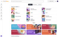 Screenshot of 1000's of standards-aligned, age-appropriate and diverse videos to find the perfect video for any lesson.