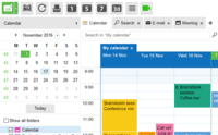 Screenshot of Screenshot of calendar view in our client application.
