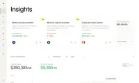 Screenshot of Automated savings insights