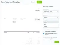 Screenshot of Recurring Billing