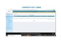 Screenshot of Candidate soft joinee
