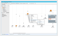 Screenshot of Perform multi-level network discovery to produce an integrated OSI Layer 2 and Layer 3 network map that includes detailed device information.