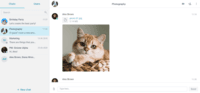 Screenshot of Chat / Messenger - JavaScript widget for web communication