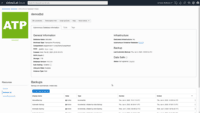 Screenshot of Autonomous Transaction Processing Database takes automatic backups