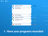 Screenshot of 1. Have your programs recorded