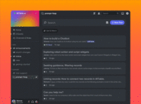 Screenshot of A Discord chatbot can be created via 1-click AITable to forum posts or answer questions when @ mentioned.