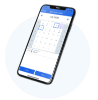 Screenshot of Empower and engage your employees to access their schedules from their phones to swap shifts, request time off, and view their schedule ahead.