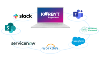 Screenshot of Korbyt Anywhere offers the largest selection of native integrations to enterprise level applications of any platform.