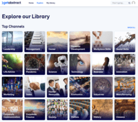 Screenshot of Explore our Library