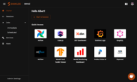 Screenshot of Shakudo Platform Dashboard UI