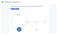 Screenshot of API lifecycle management