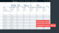 Screenshot of Connect and inspect your data