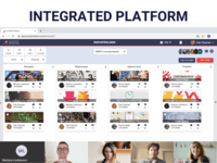 Screenshot of Integrated platform