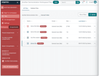 Screenshot of Kojensi has inbuilt ITAR controls to assist organizations with meeting their compliance obligations. With Kojensi, securely share any number of files that may have different export controls internally, with partners and with Defence – all within a single repository that enforces appropriate information barriers, only providing access to the right people. Kojensi visually alerts the users that they are working on export controlled materials to reduce human error.