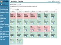 Screenshot of Quick setup - easily set your availability for each time unit